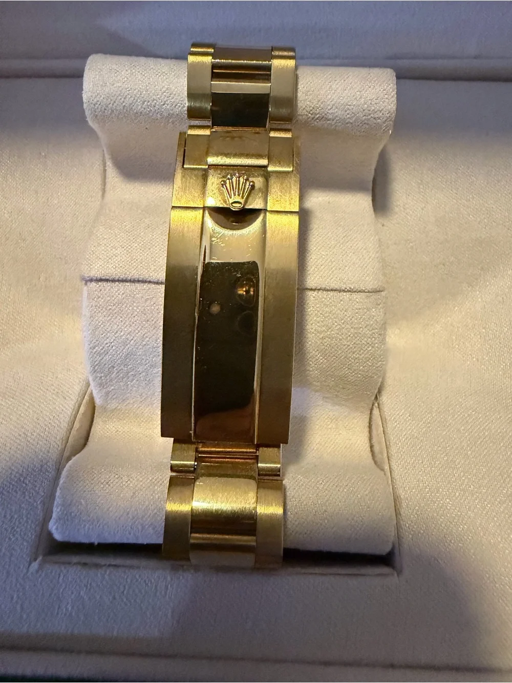 Geneva Gold-Tone Men’s Watch with Black Dial